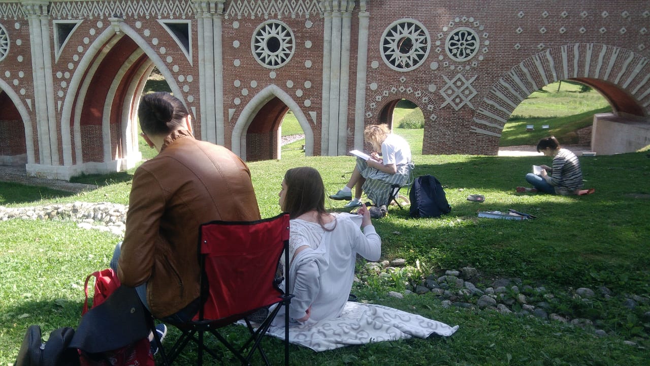 Июнь 2018: Пленэрная практика