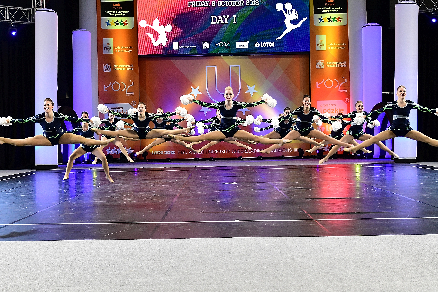 Ульяна Григорьева на чемпионате мира по чир-спорт