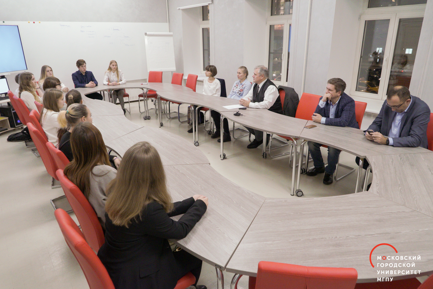 Ректор МГПУ встретился с московскими школьниками