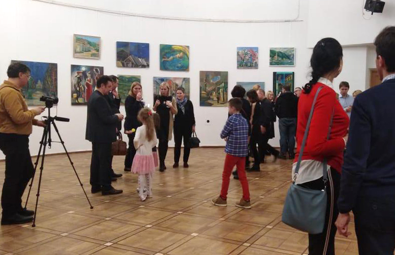 6Открытие выставки Н.Зинченко в ЦДРИ. 01.11.19 ИКИ МГПУ