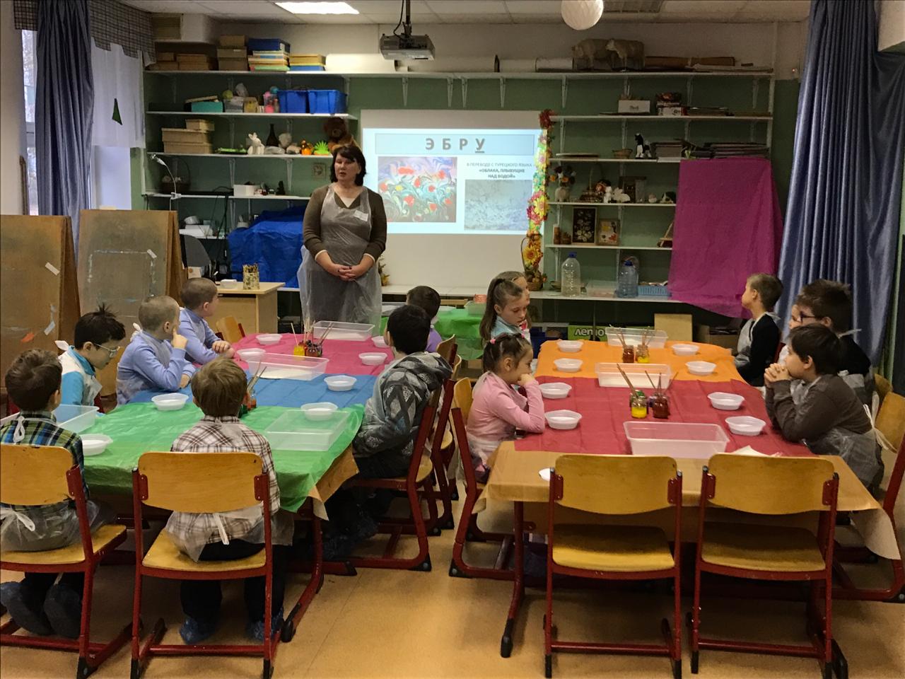 Мастер класс по Эбру