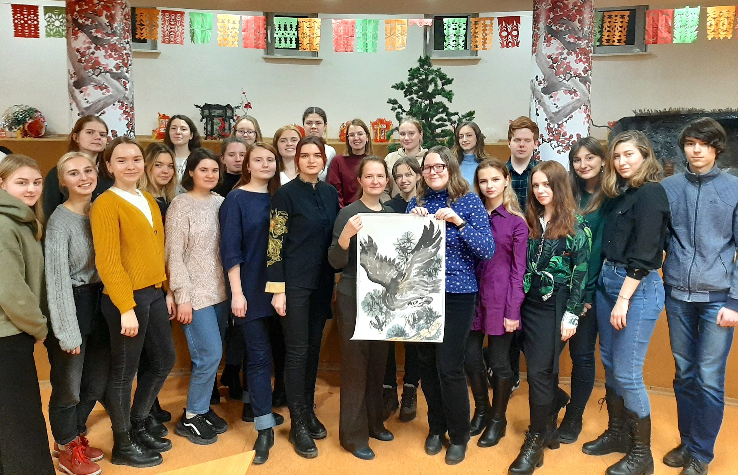 Лекция-демонстрация по китайской живописи художника и преподавателя китайской живописи Ольги Анатольевны Алексеевой