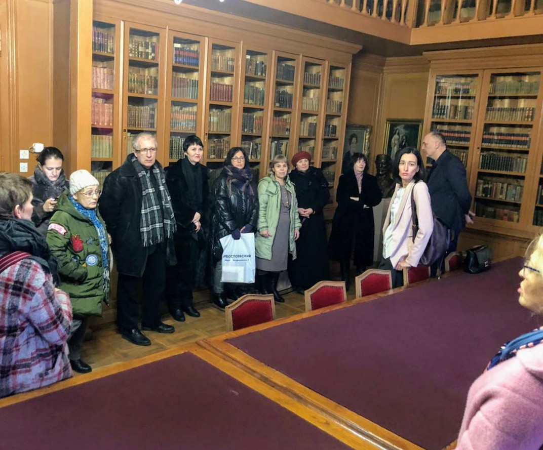 Встреча в мемориальной библиотеке Карловачки гимназии