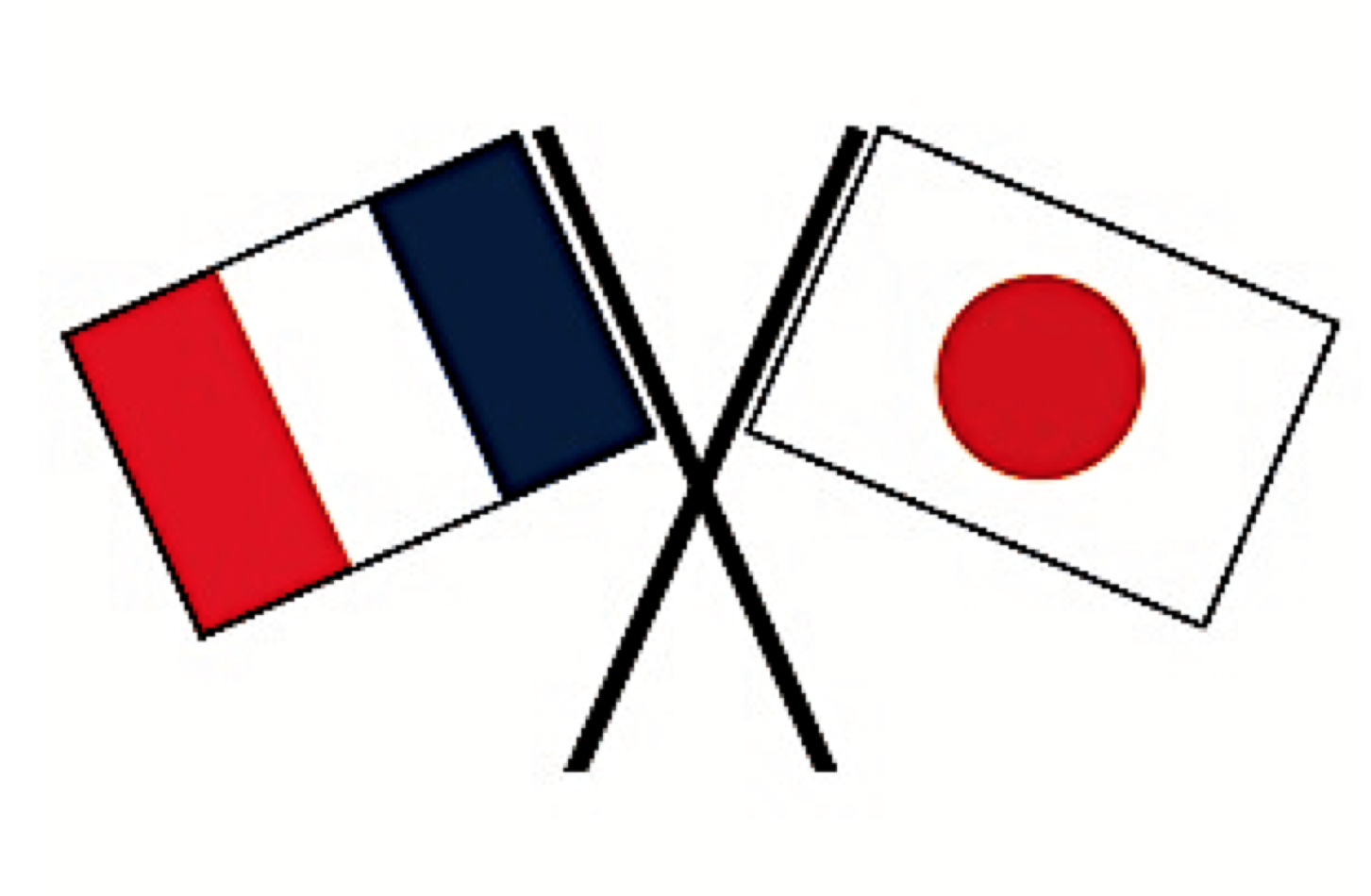 Флаги: Франция - Япония
