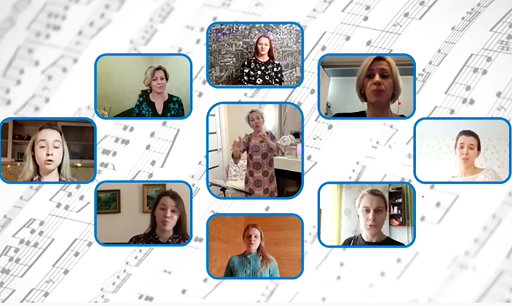 Виртуальный хор МГПУ &laquo;Контраст&raquo; поёт в&nbsp;Youtube