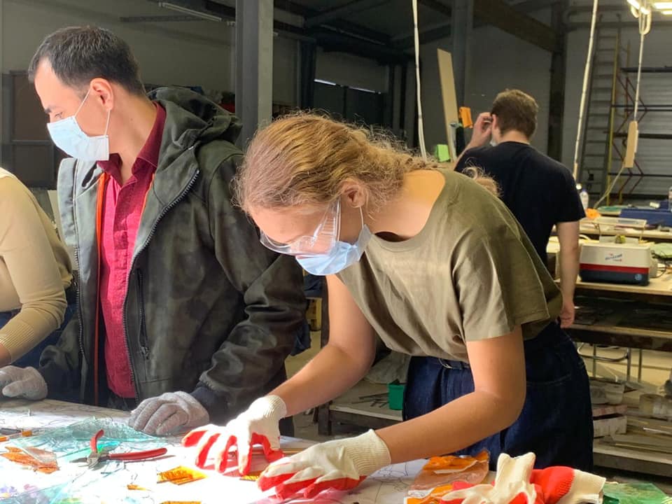 14.09.2020 Мастер-класс в витражной мастерской Светланы Михайловой