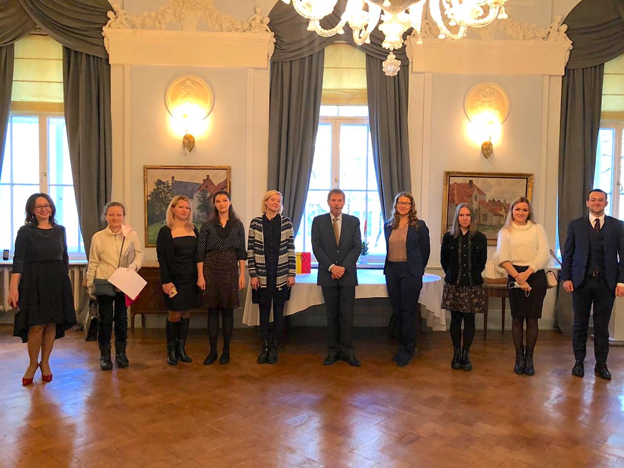 Победители конкурса поэтического перевода награждены в Посольстве Бельгии