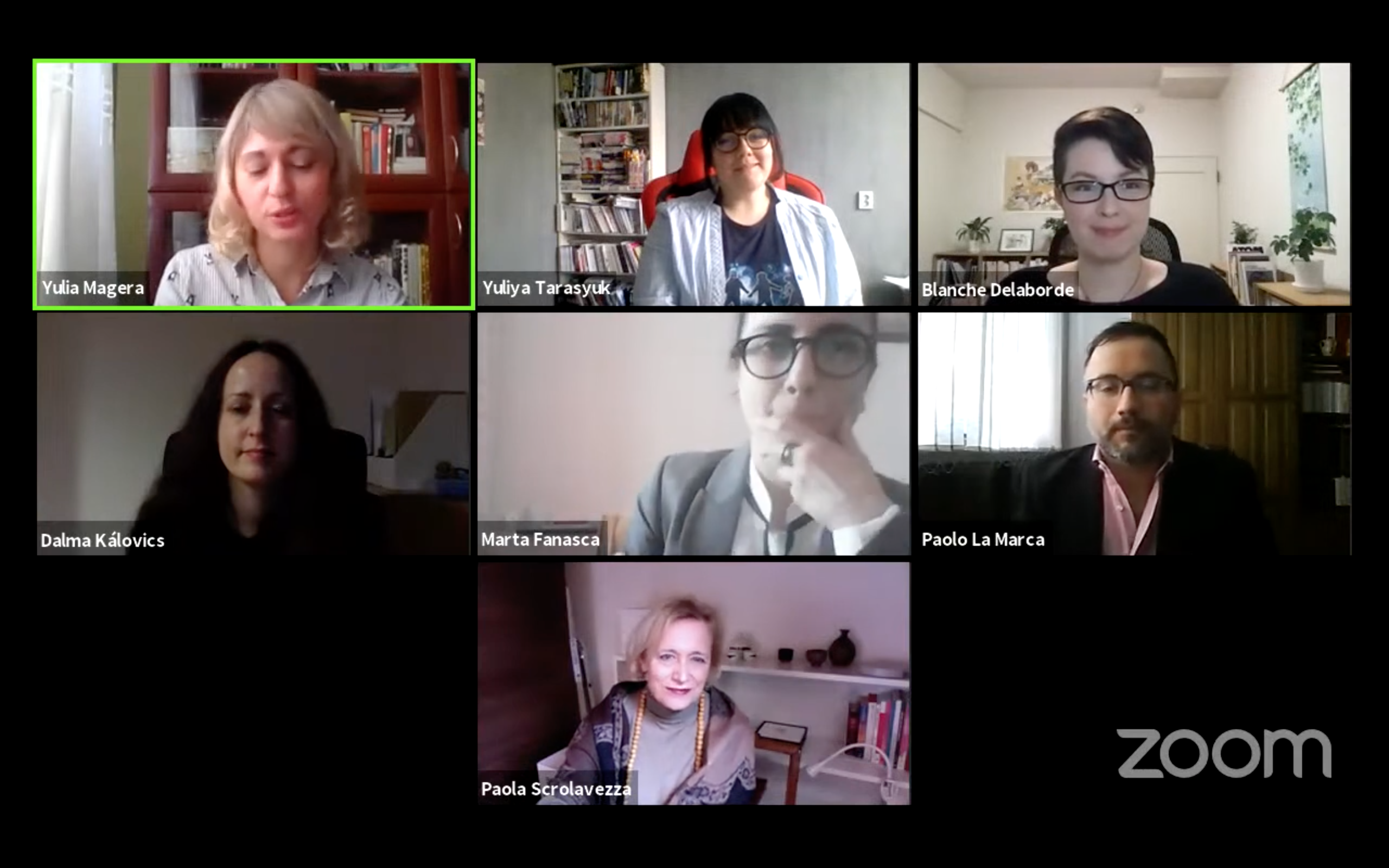 Скриншоты конференции "Мир комиксов"