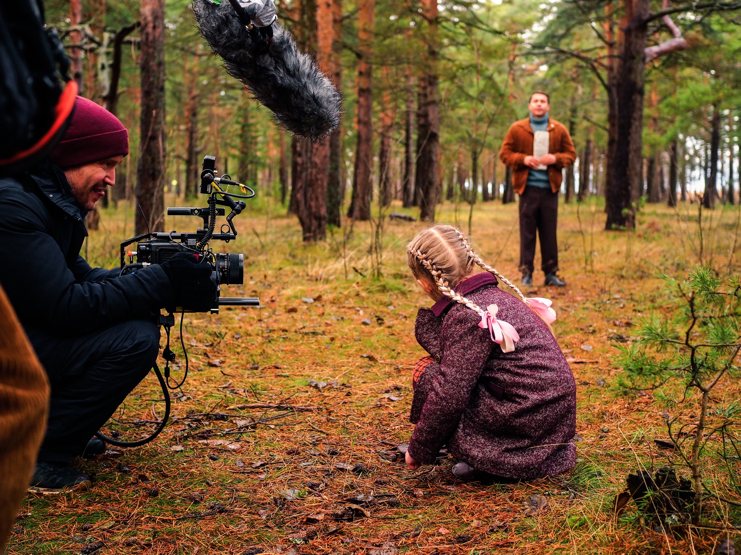 "Обещания", кадр со съемок