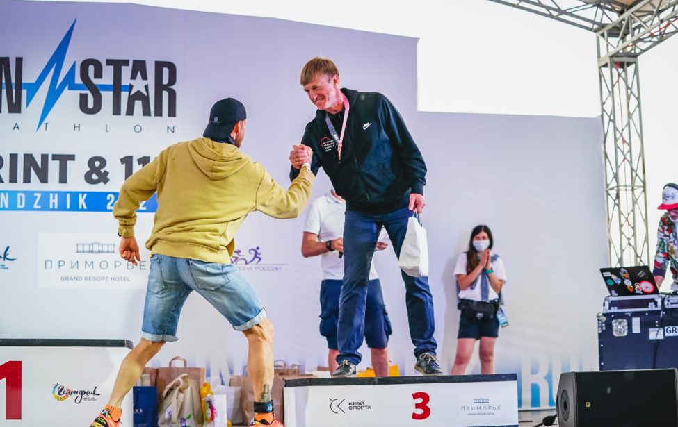 Александр Страдзе и&nbsp;Сергей Францев&nbsp;&mdash; медалисты IRONSTAR 113