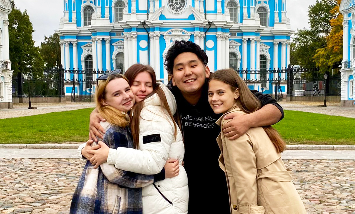 Студенты МГПУ в Санкт-Петербурге