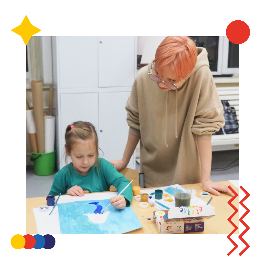 Фотоотчет с мастер-класса по рисованию