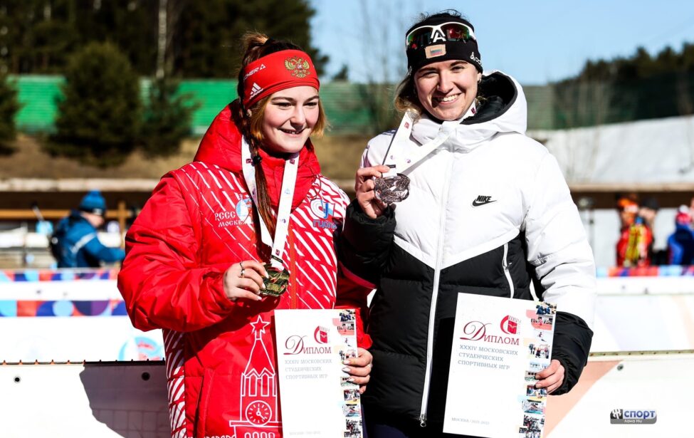 Сборная МГПУ по&nbsp;биатлону выиграла две медали МССИ