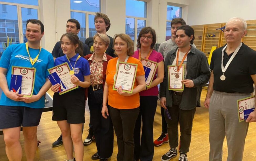 Команда ИСОП одержала победу в&nbsp;турнире по&nbsp;настольному теннису
