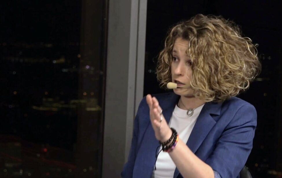 Мария Аверина выступила на&nbsp;открытии библиотеки в&nbsp;башне Федерация