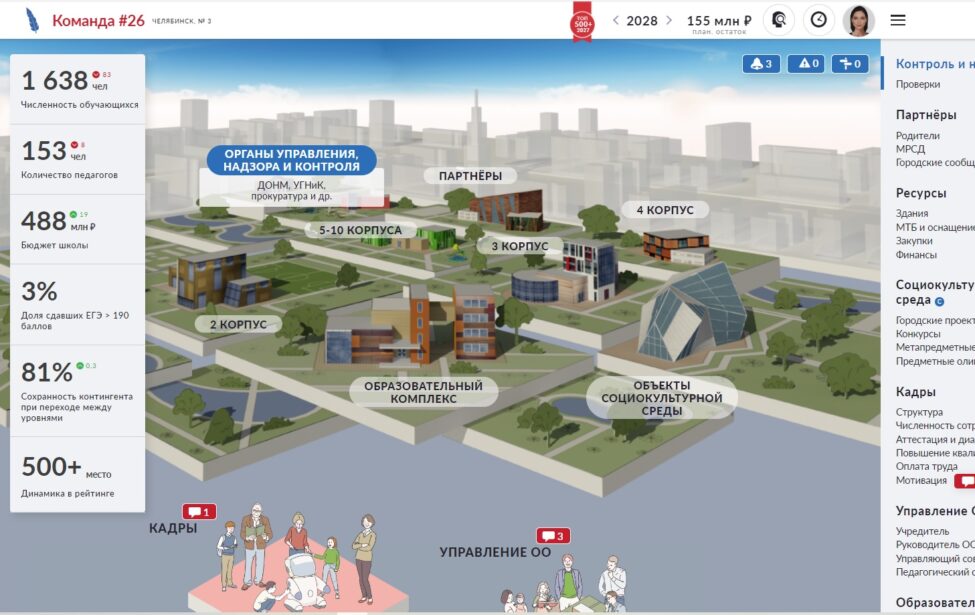 Управлять виртуальной школой