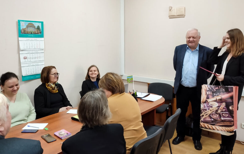 Сотрудники ИЦО поздравили коллег из&nbsp;МПГУ со&nbsp;150-летием университета