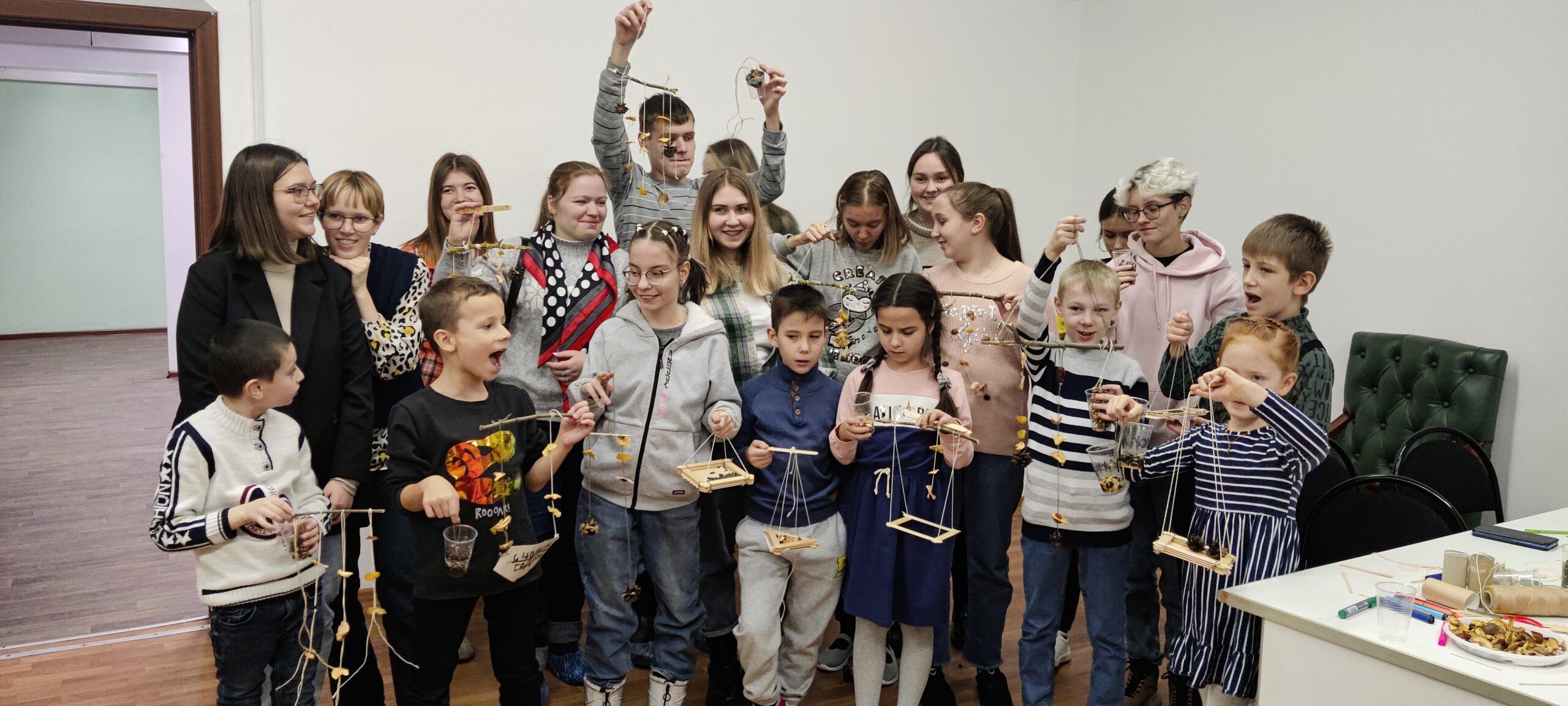 Мастер-класс «Эко-кормушка» в Школе общения #ятожеособенный