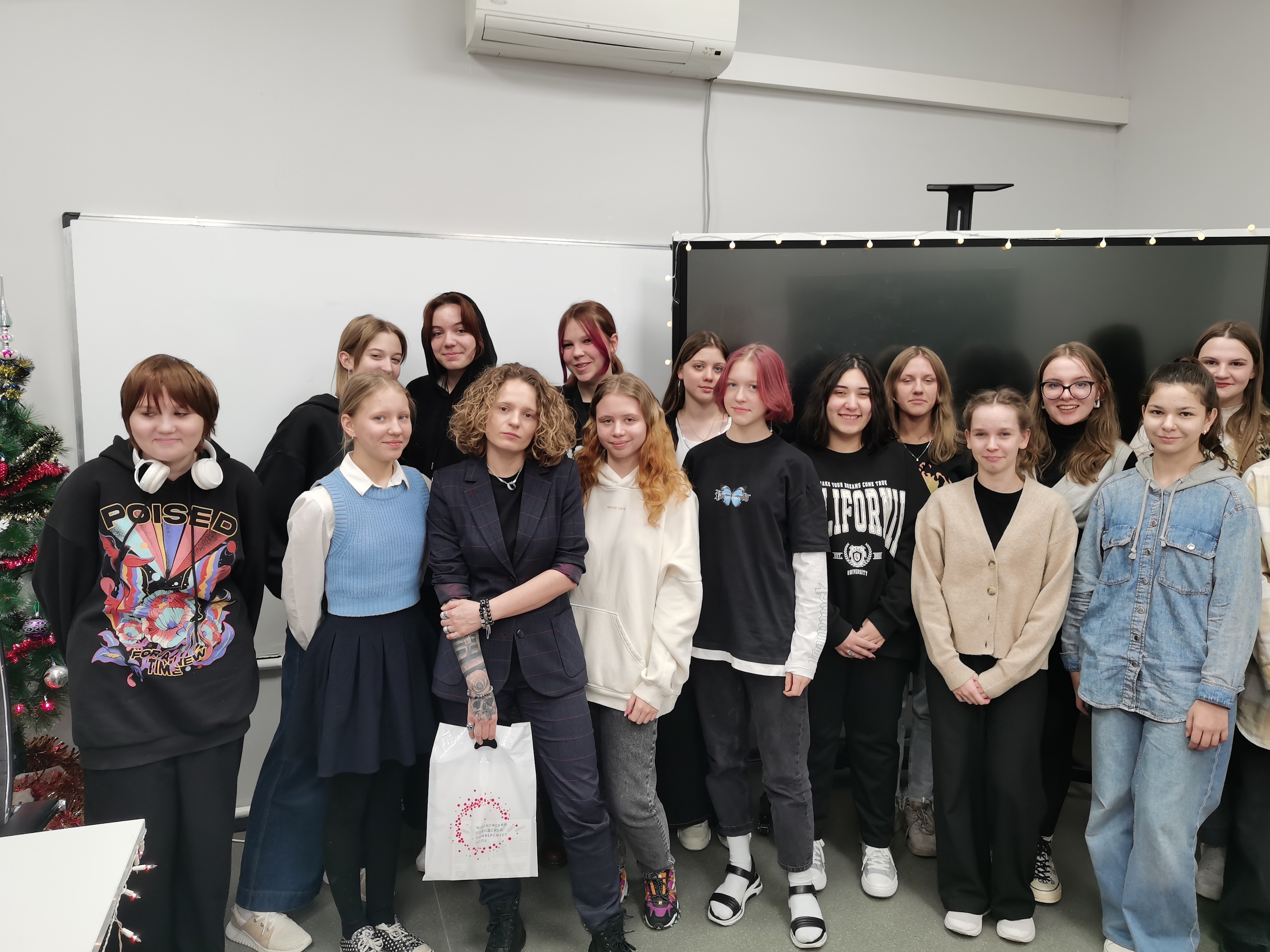 Встреча студентов Предуниверсария с М.А.Авериной