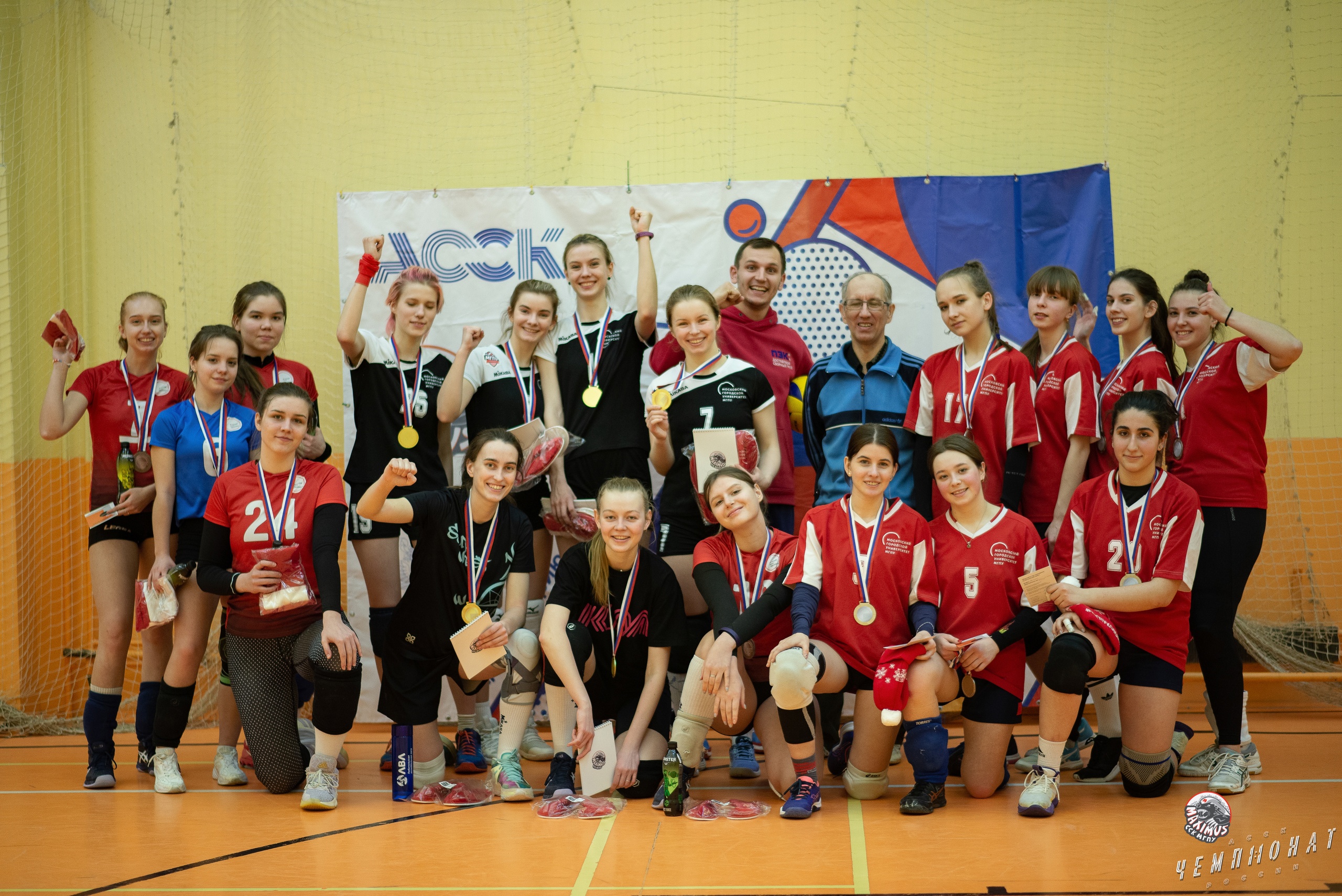 Завершился студенческий чемпионат МГПУ по&nbsp;волейболу