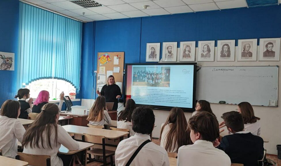 Профориентационная встреча с&nbsp;учениками Лингвистической вертикали