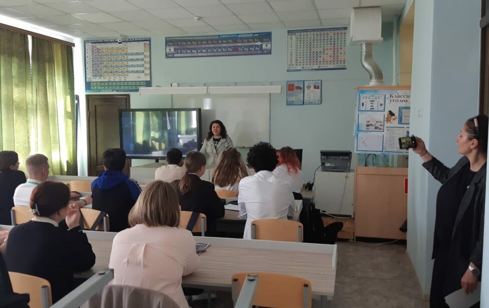 Встреча со школьниками в Краснодарском крае