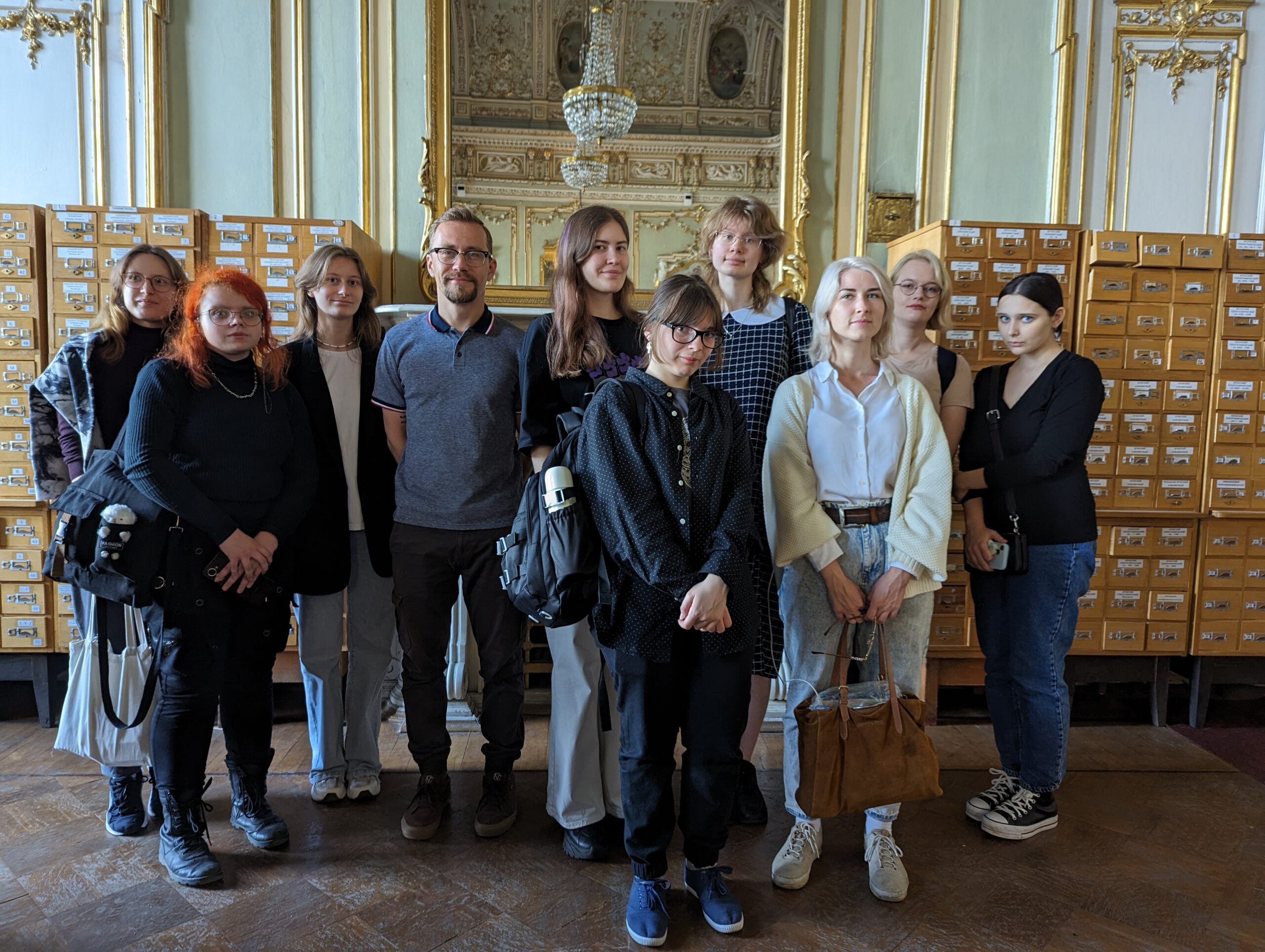 Студенты на экскурсии