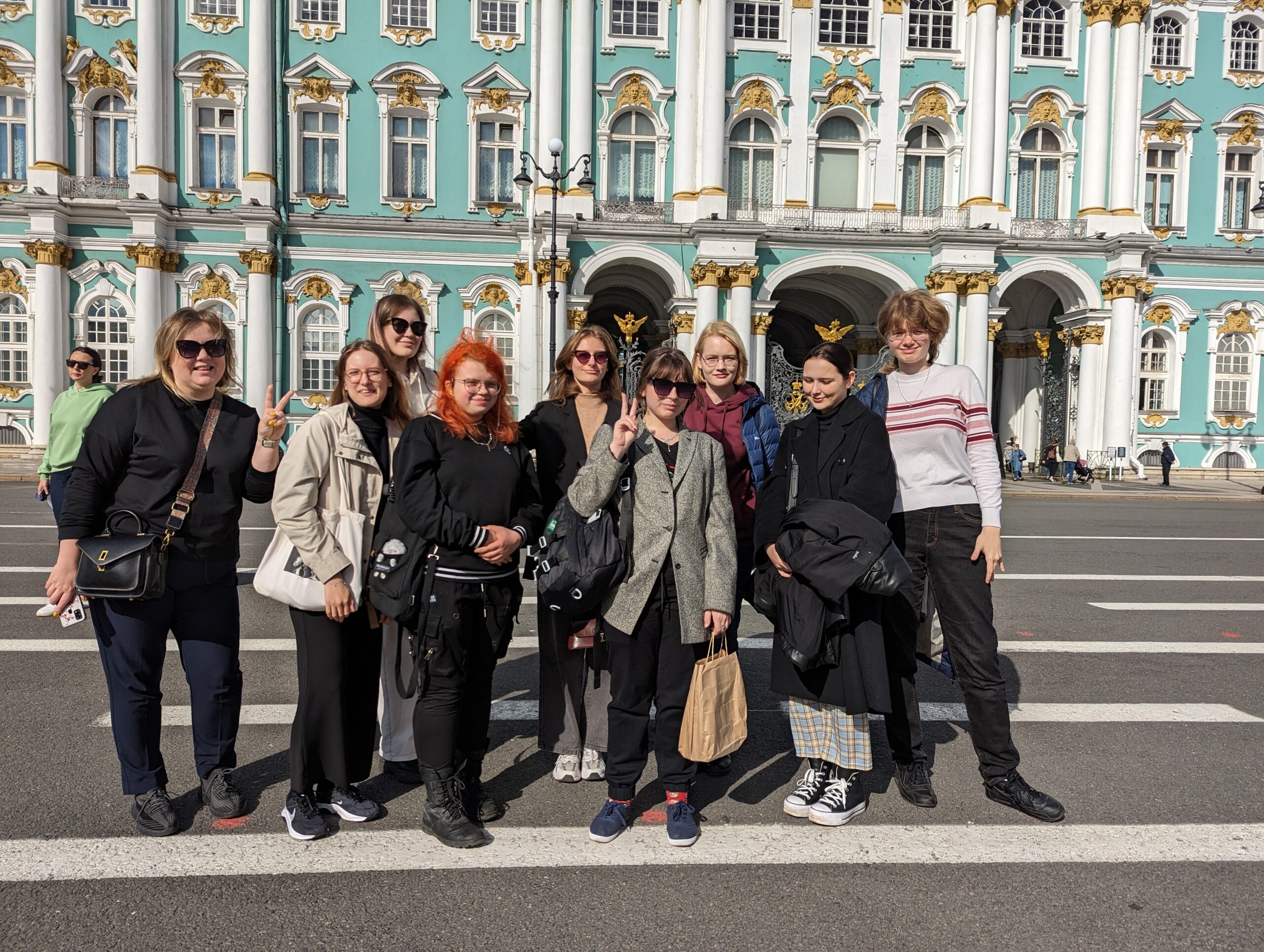 Студенты на экскурсии