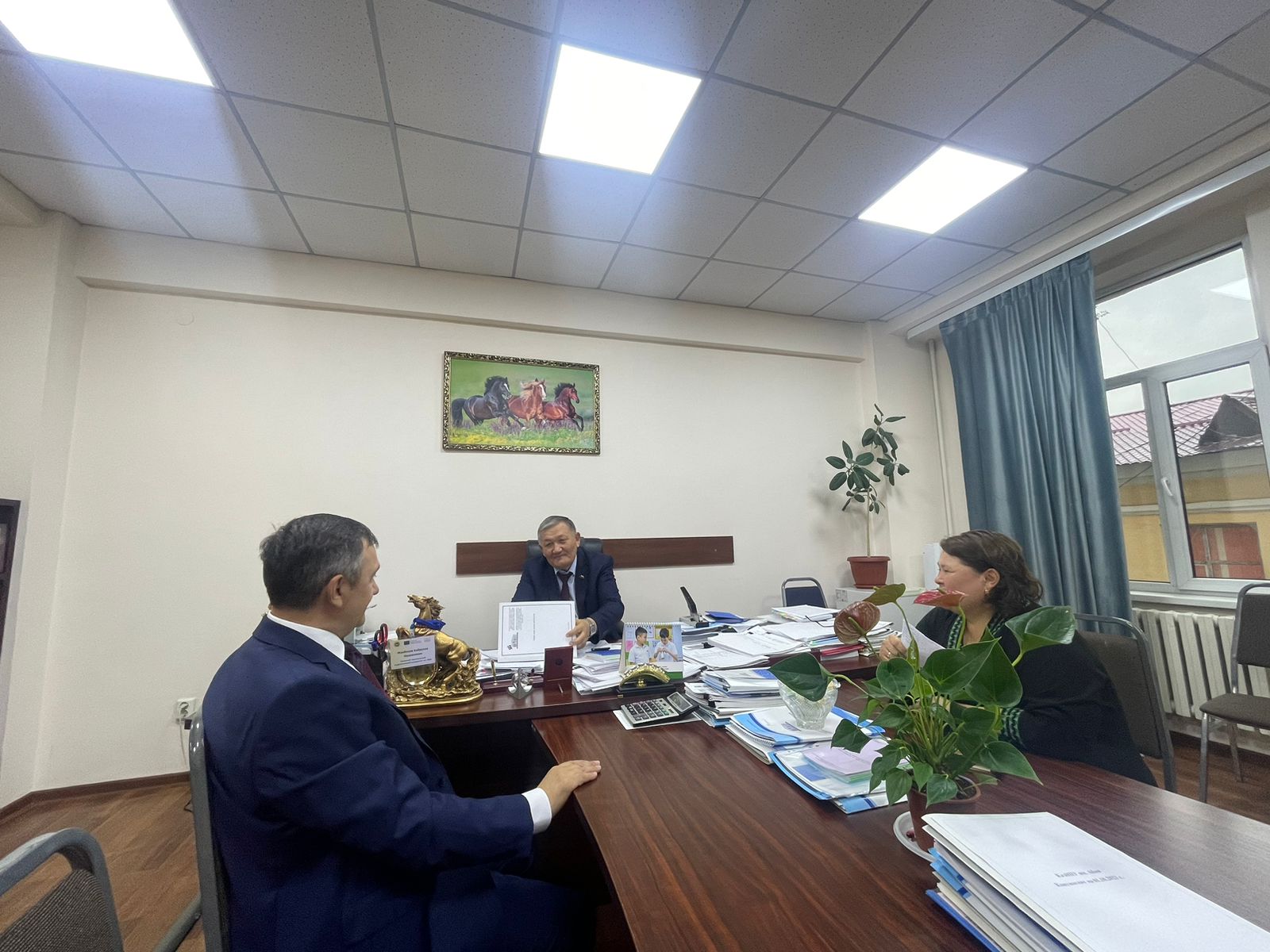 1 встреча с Х.Жанбековым