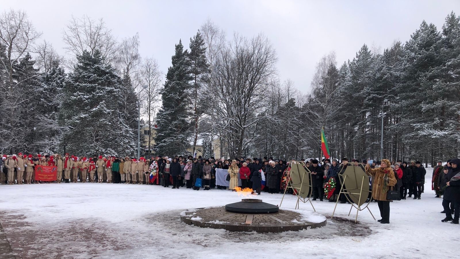 Участие ветеранов в памятных мероприятиях