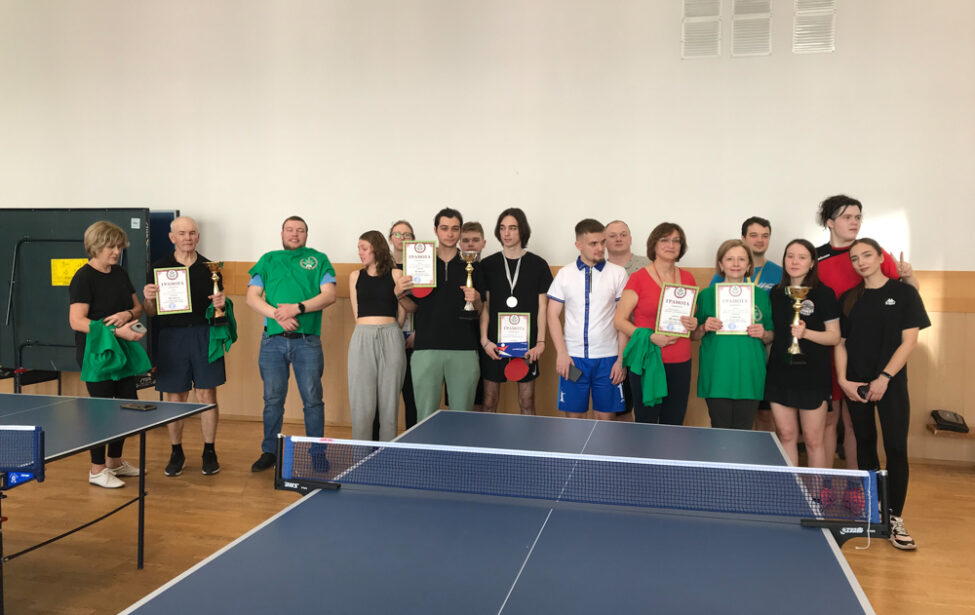 Результаты турнира по&nbsp;настольному теннису