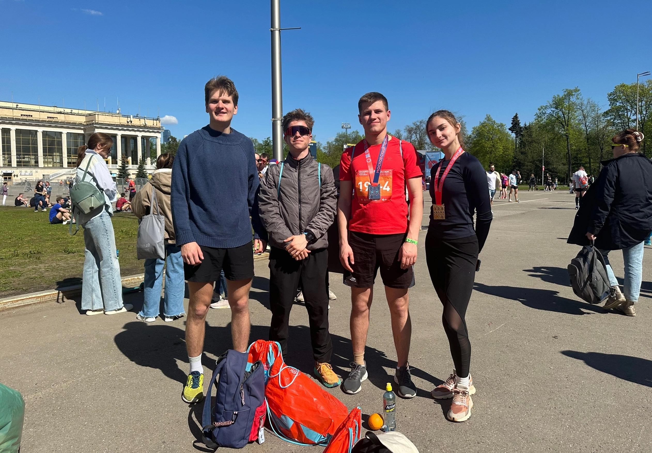 Студенты и&nbsp;сотрудники МГПУ вышли на&nbsp;старт Московского полумарафона