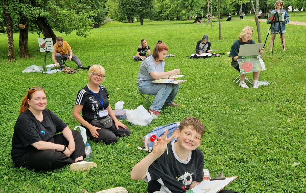 Состоялся очный пленэр &laquo;Культурное наследие Москвы&raquo; ЦНХО ИНО