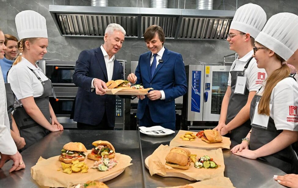 Мэр Москвы открыл учебно-практический полигон для студентов колледжей