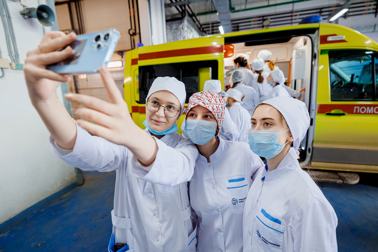 Экскурсия медицинского класса на подстанцию скорой помощи