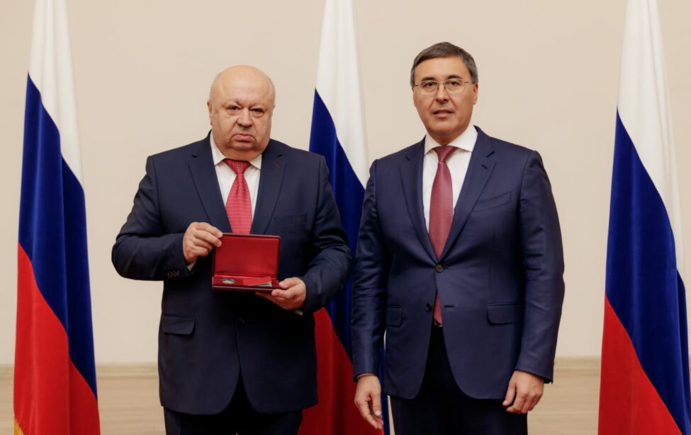 Виктор Кириллов награжден медалью Пушкина