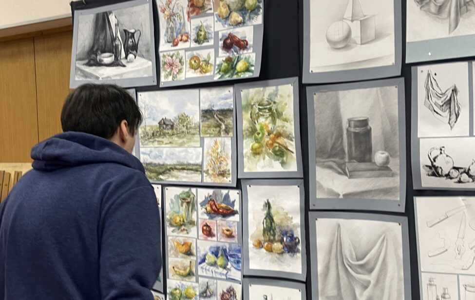 Первый просмотр студентов направления &laquo;Изобразительное искусство, дизайн мультимедиа&raquo;