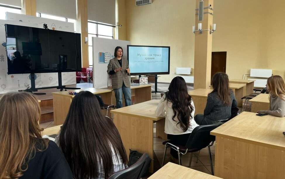 Наталья Жабина провела мастер-класс для школьников