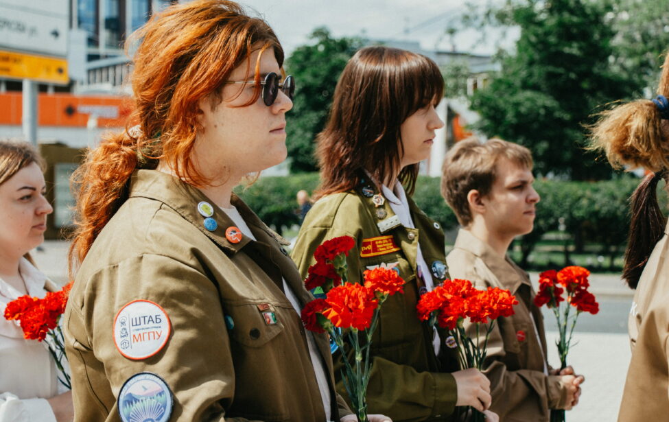 В День памяти и скорби студенческие отряды МГПУ почтили память защитников Родины